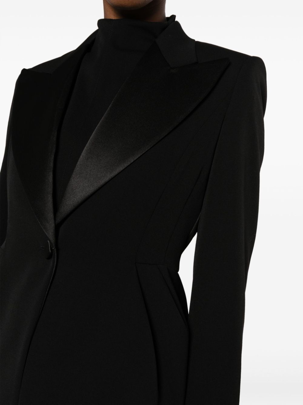 Max Mara WOOL SINGLE-BREASTED BLAZER JACKET Size S / US 4 / IT 40 - 4 Thumbnail