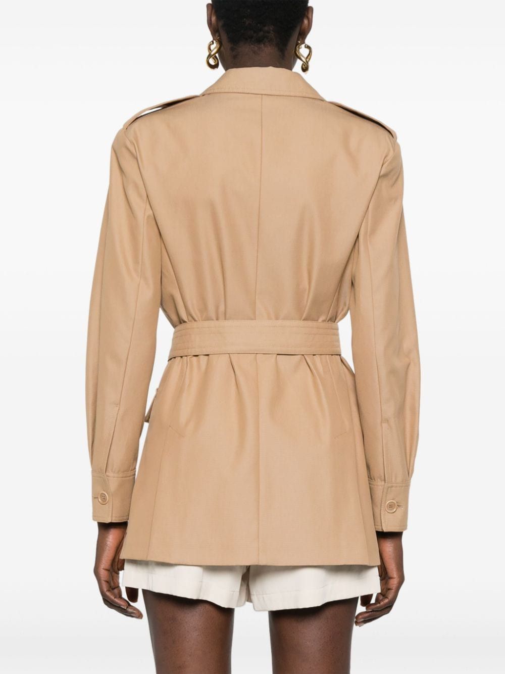 Max Mara COTTON TRENCH COAT Size S / US 4 / IT 40 - 2 Thumbnail