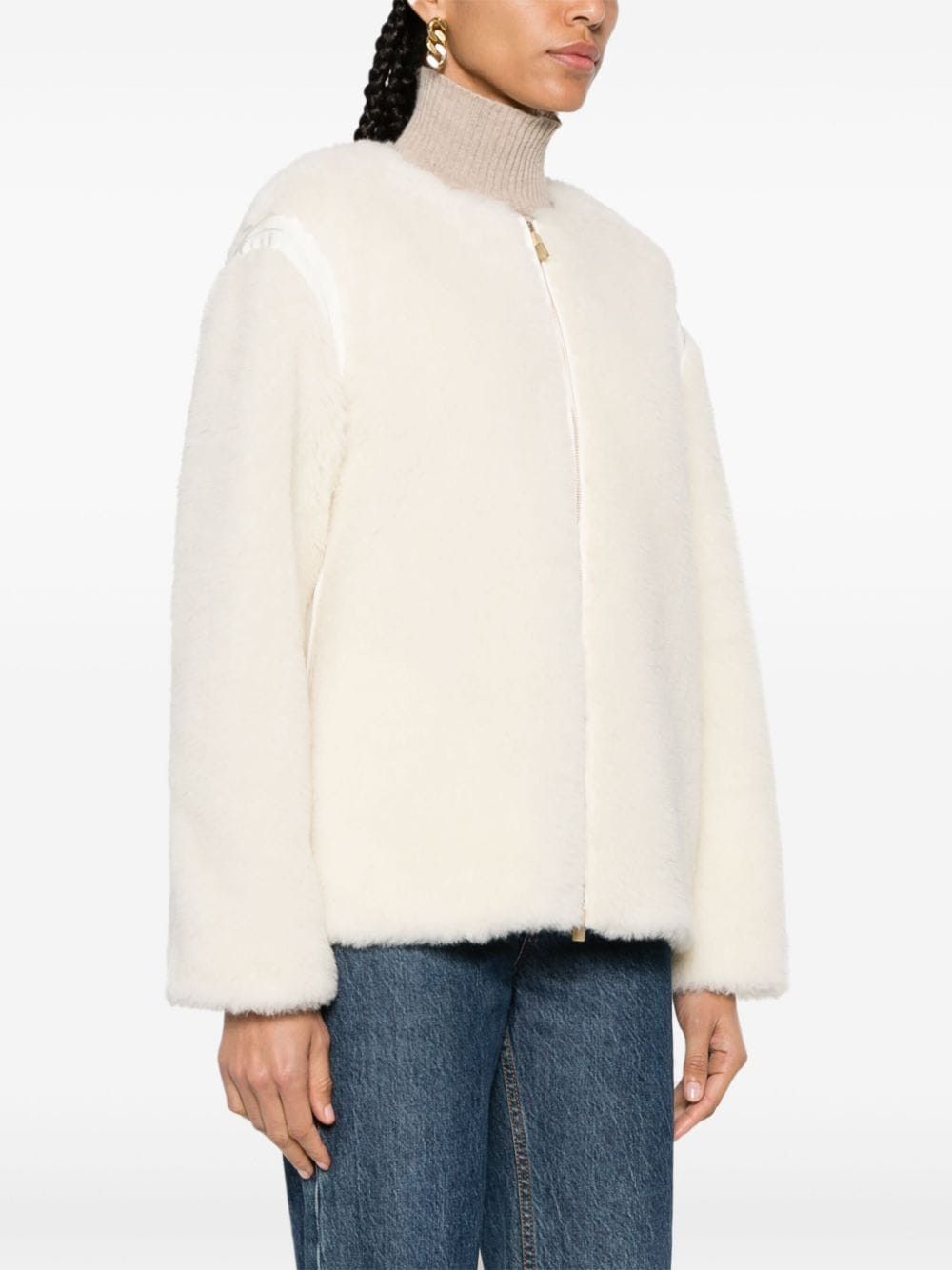 Max Mara WOOL SHORT JACKET Size S / US 4 / IT 40 - 2 Thumbnail