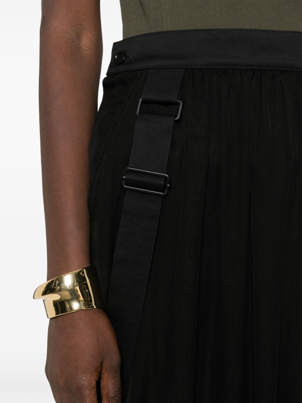 Max Mara SILK CHIFFON LONG SKIRT Size 27" / US 4 / IT 40 - 2 Thumbnail