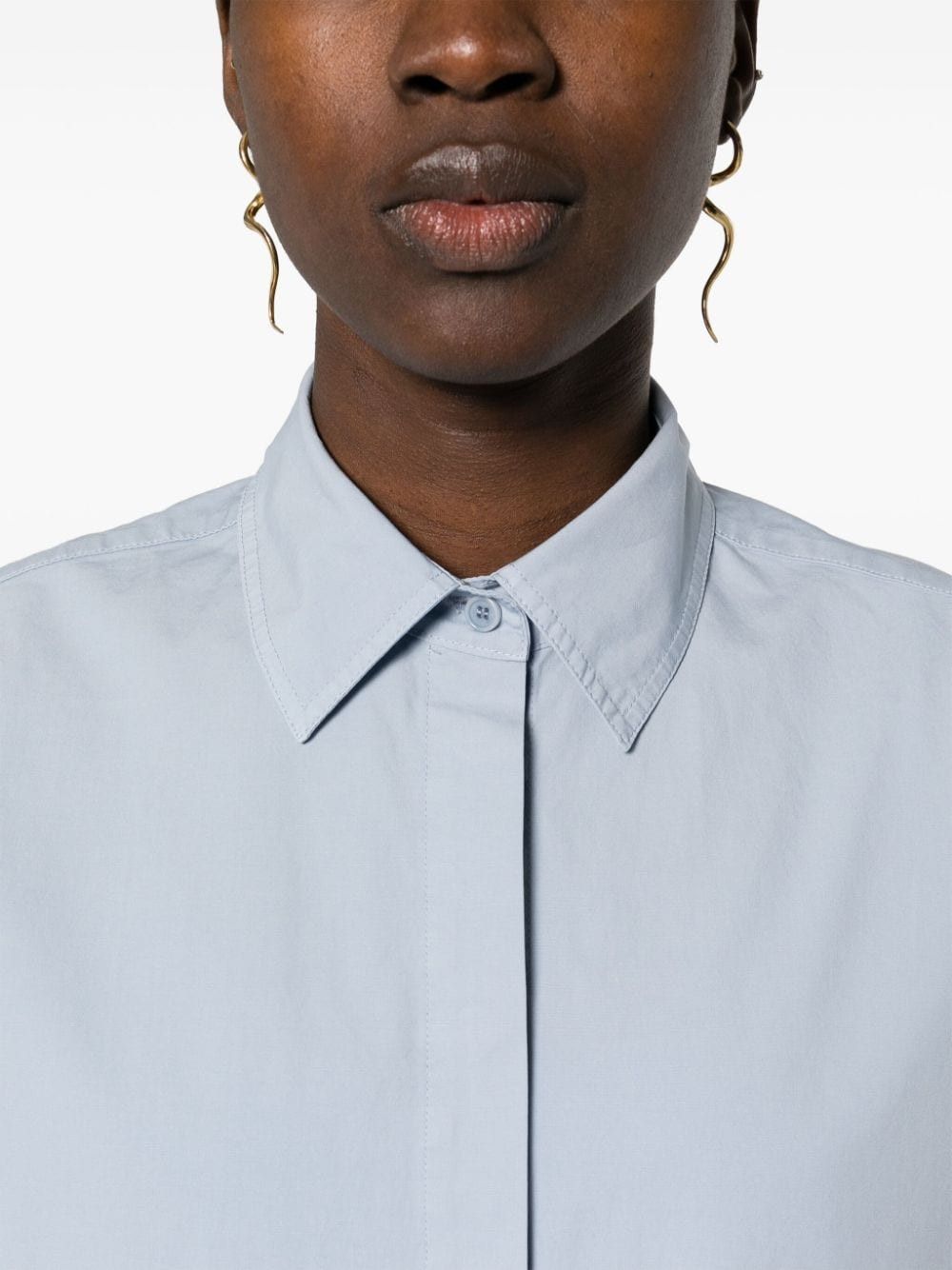 Max Mara COTTON SHIRT Size S / US 4 / IT 40 - 2 Thumbnail