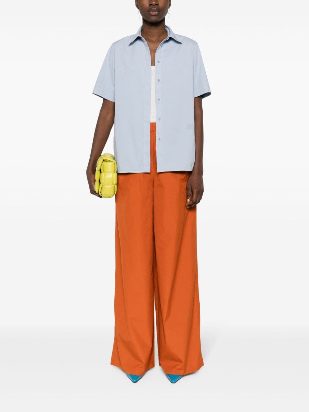 Max Mara COTTON SHIRT Size S / US 4 / IT 40 - 3 Thumbnail