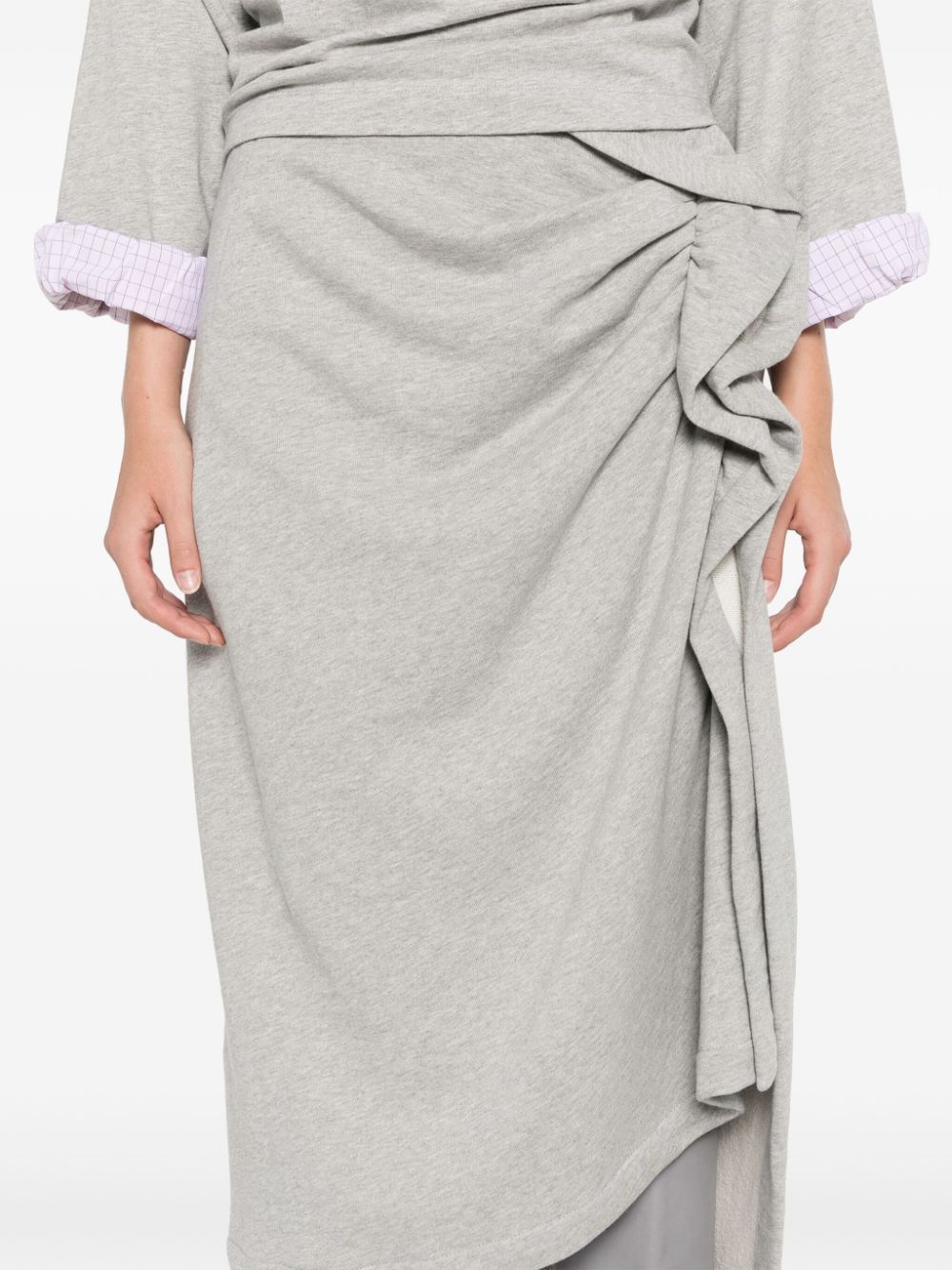 Dries Van Noten ASYMMETRIC MIDI SKIRT Size 27" / US 4 / IT 40 - 2 Thumbnail