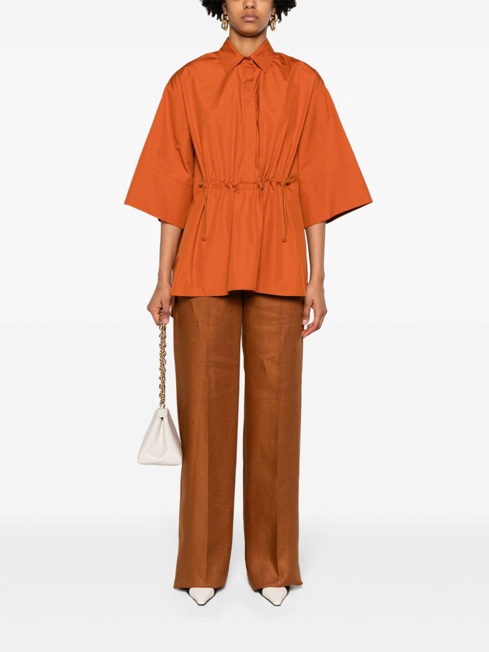 Max Mara COTTON TUNIC JACKET Size S / US 4 / IT 40 - 3 Thumbnail