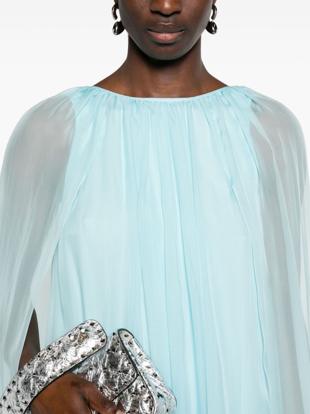 Max Mara SILK MIDI DRESS Size S / US 4 / IT 40 - 4 Thumbnail