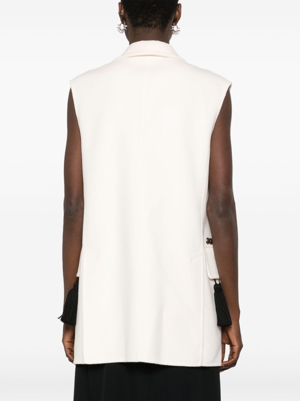 Max Mara STUDDED WOOL VEST Size S / US 4 / IT 40 - 5 Thumbnail