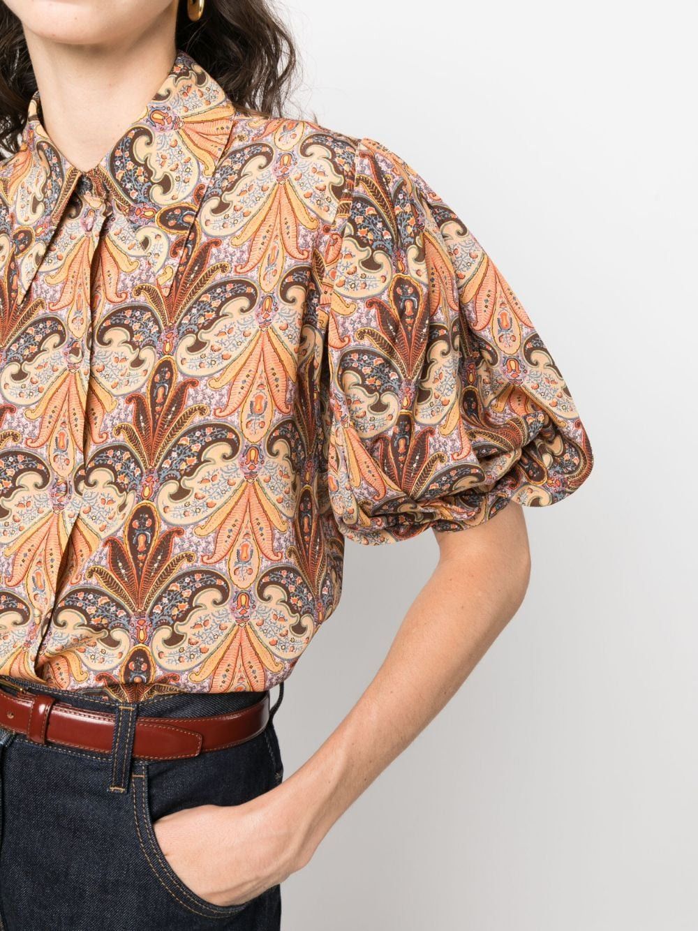 Etro PRINTED SILK SHIRT Size S / US 4 / IT 40 - 5 Thumbnail