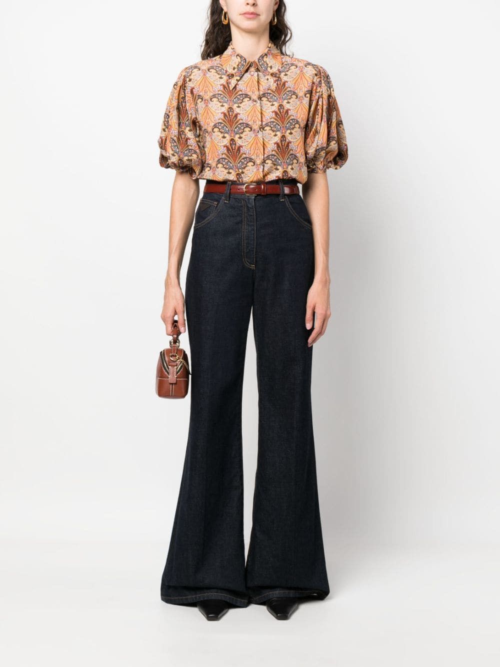 Etro PRINTED SILK SHIRT Size S / US 4 / IT 40 - 2 Thumbnail