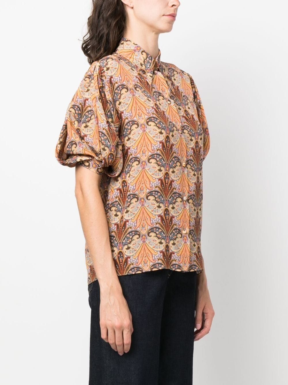 Etro PRINTED SILK SHIRT Size S / US 4 / IT 40 - 3 Thumbnail