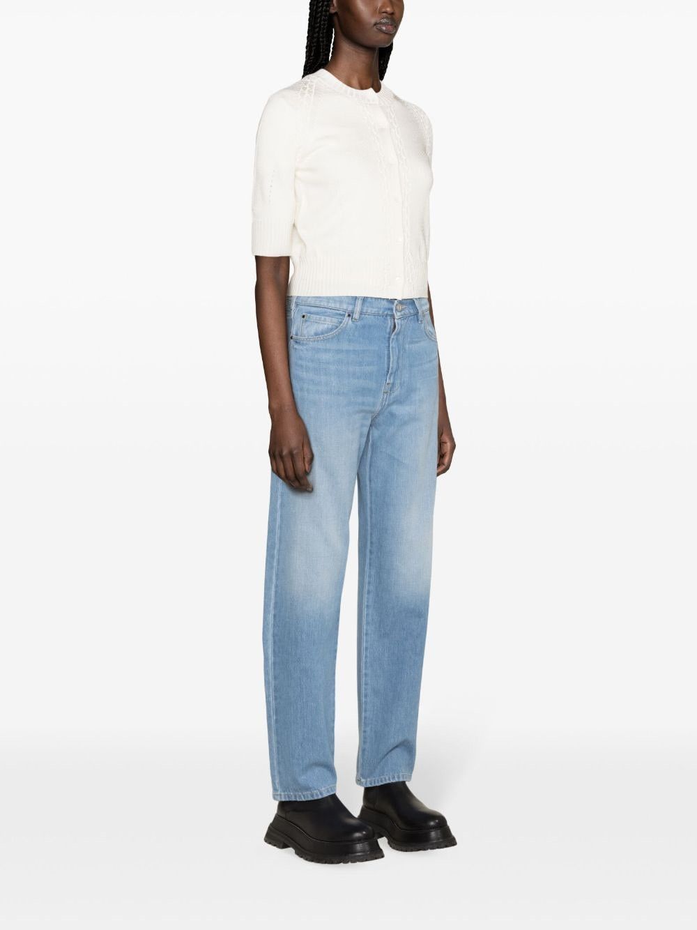 Max Mara DENIM COTTON JEANS Size 27" / US 4 / IT 40 - 2 Thumbnail