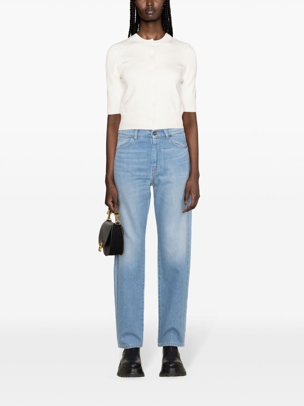 Max Mara DENIM COTTON JEANS Size 27" / US 4 / IT 40 - 4 Thumbnail