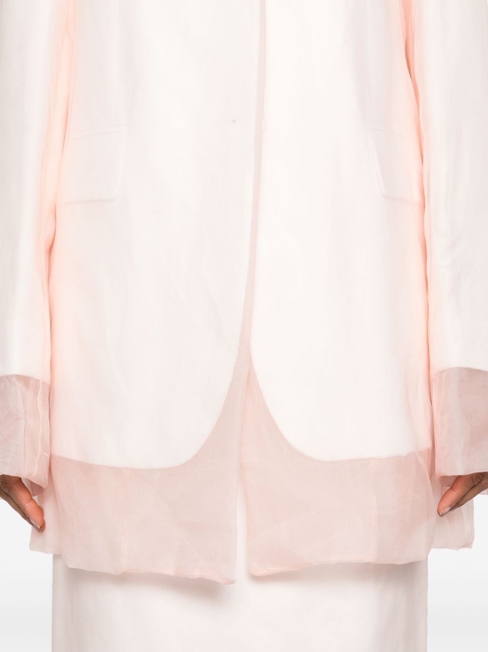 Sportmax SILK SINGLE-BREASTED JACKET Size S / US 4 / IT 40 - 3 Thumbnail