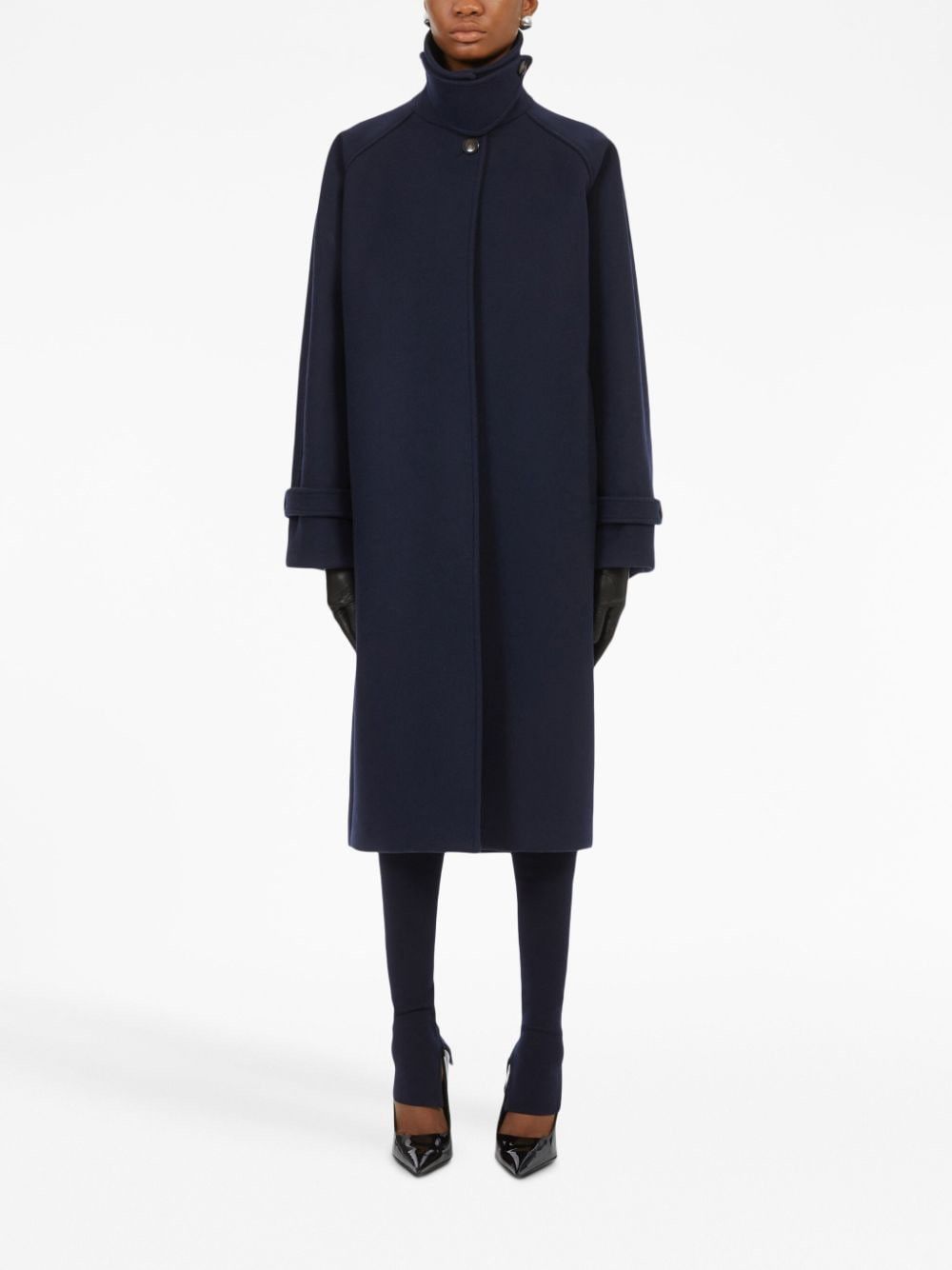 Salvatore Ferragamo OVERSIZED WOOL SINGLE-BREASTED COAT Size S / US 4 / IT 40 - 5 Thumbnail