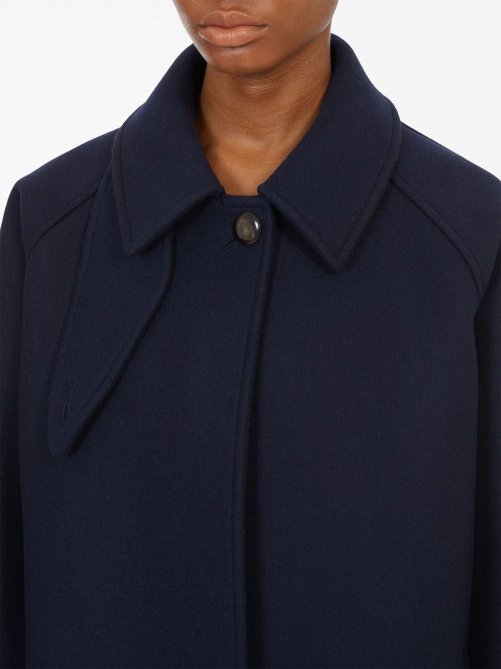 Salvatore Ferragamo OVERSIZED WOOL SINGLE-BREASTED COAT Size S / US 4 / IT 40 - 4 Thumbnail