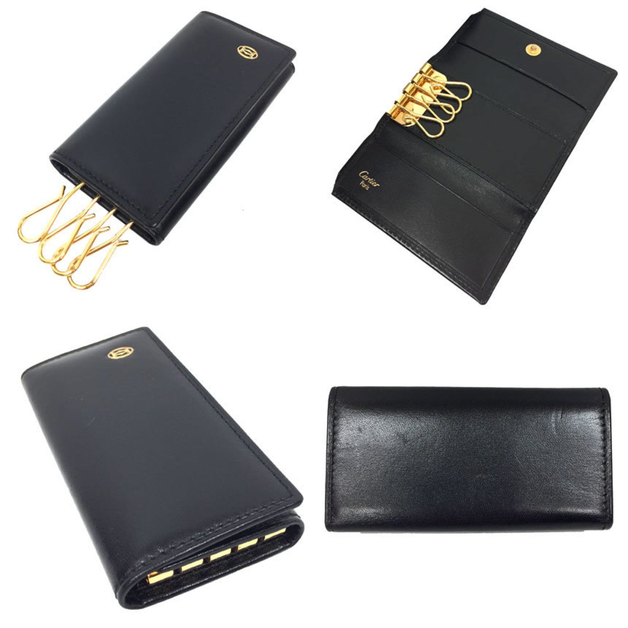 Cartier Cartier Pasha Key Case, 4 Rings, Black Size ONE SIZE - 2 Thumbnail