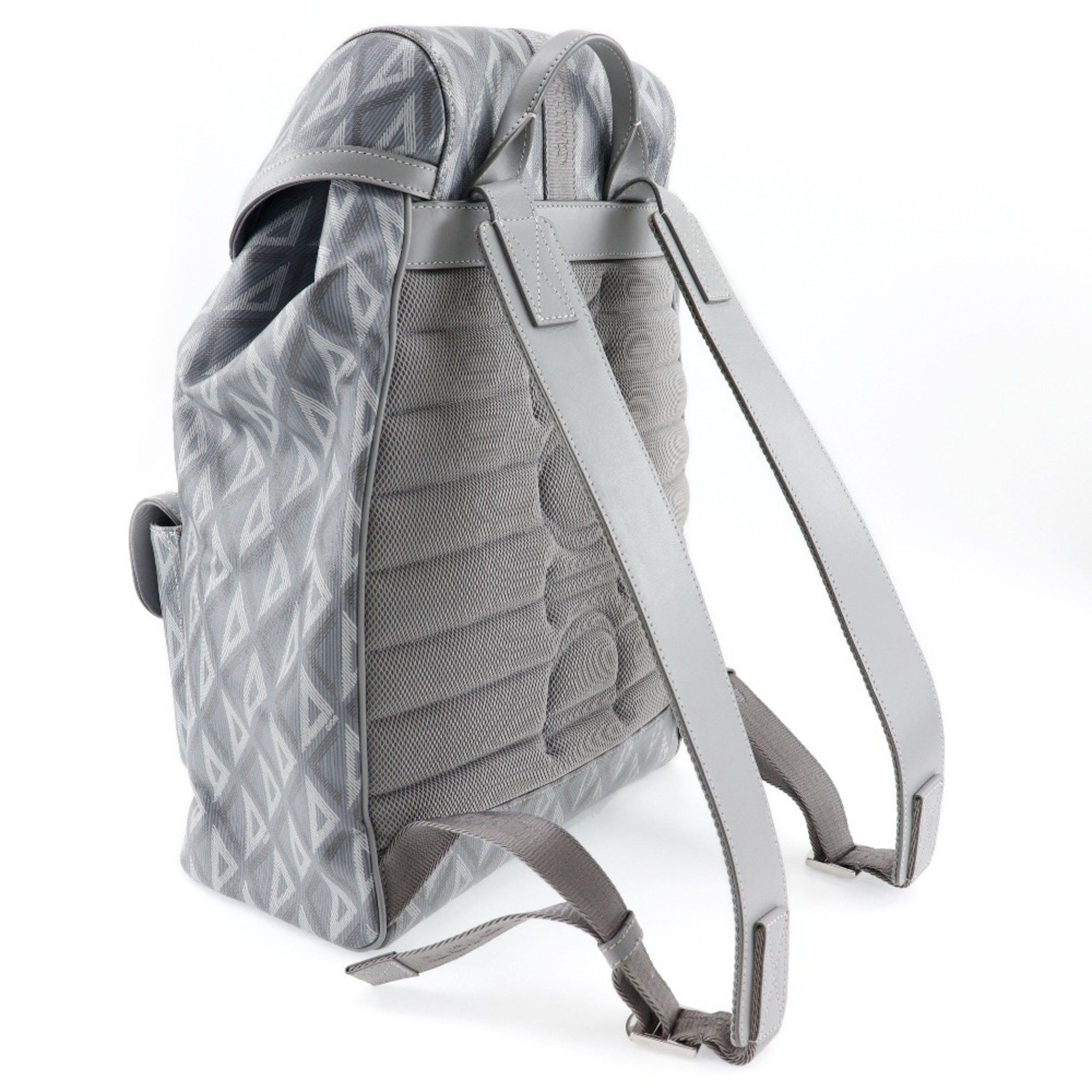 Dior Christian Dior HIT THE ROAD Backpack Daypack 1ESBA021CDP PVC Gray Flap Men's Size ONE SIZE - 3 Thumbnail
