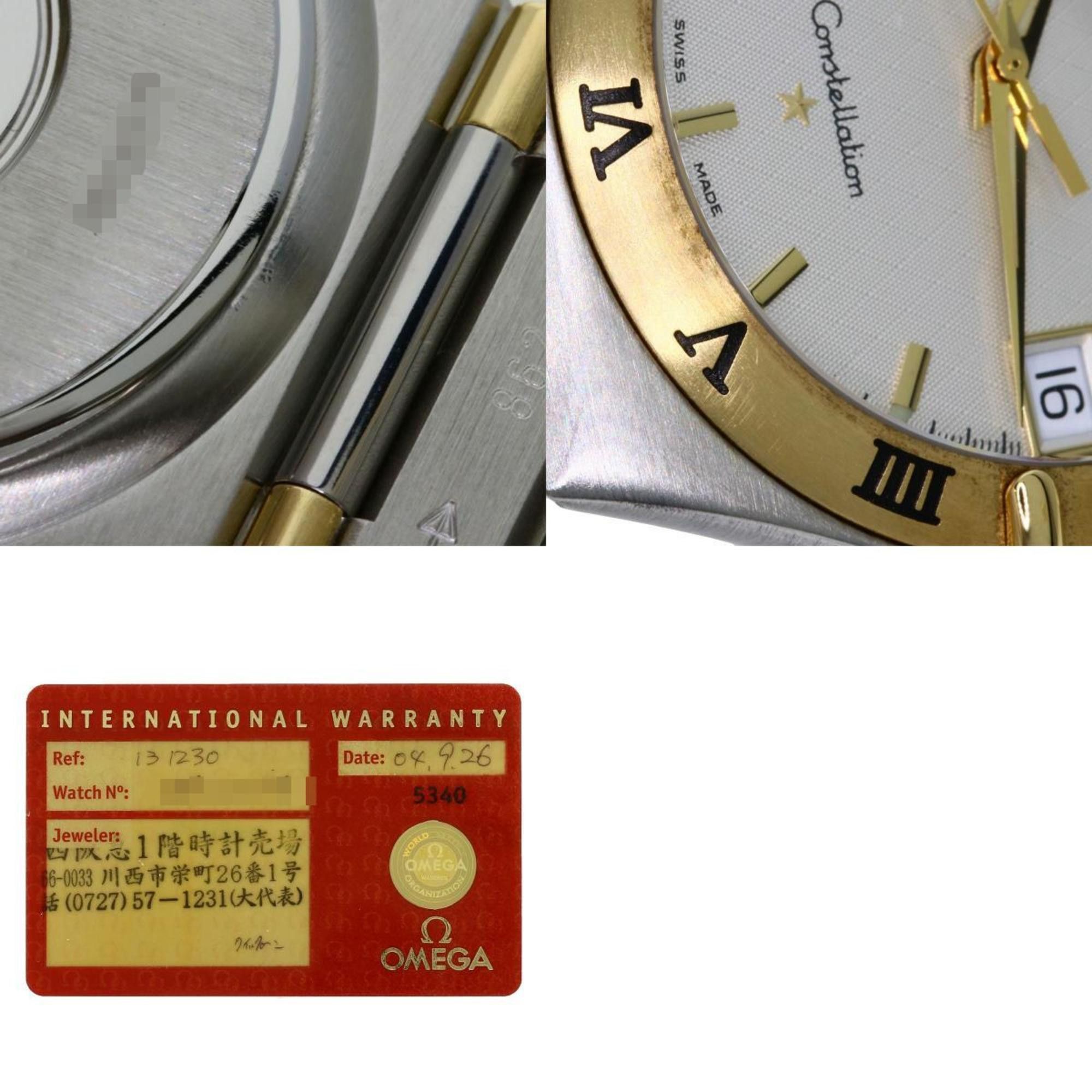 Omega OMEGA 1312.30 Constellation Watch Stainless Steel SSxK18YG Men's Size ONE SIZE - 10 Thumbnail