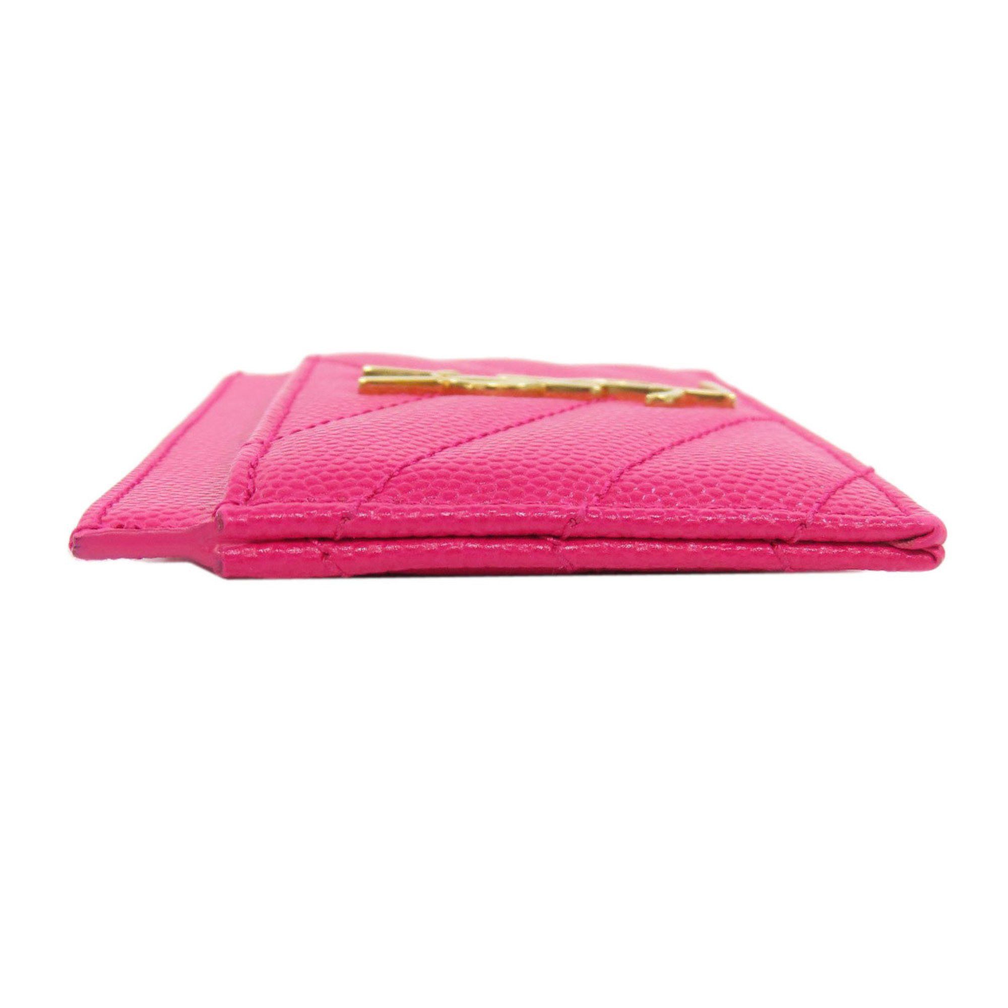 Yves Saint Laurent Yves Saint Laurent Business Card Holder/Card Case Leather Women's YVES SAINT LAURENT Size ONE SIZE - 3 Thumbnail