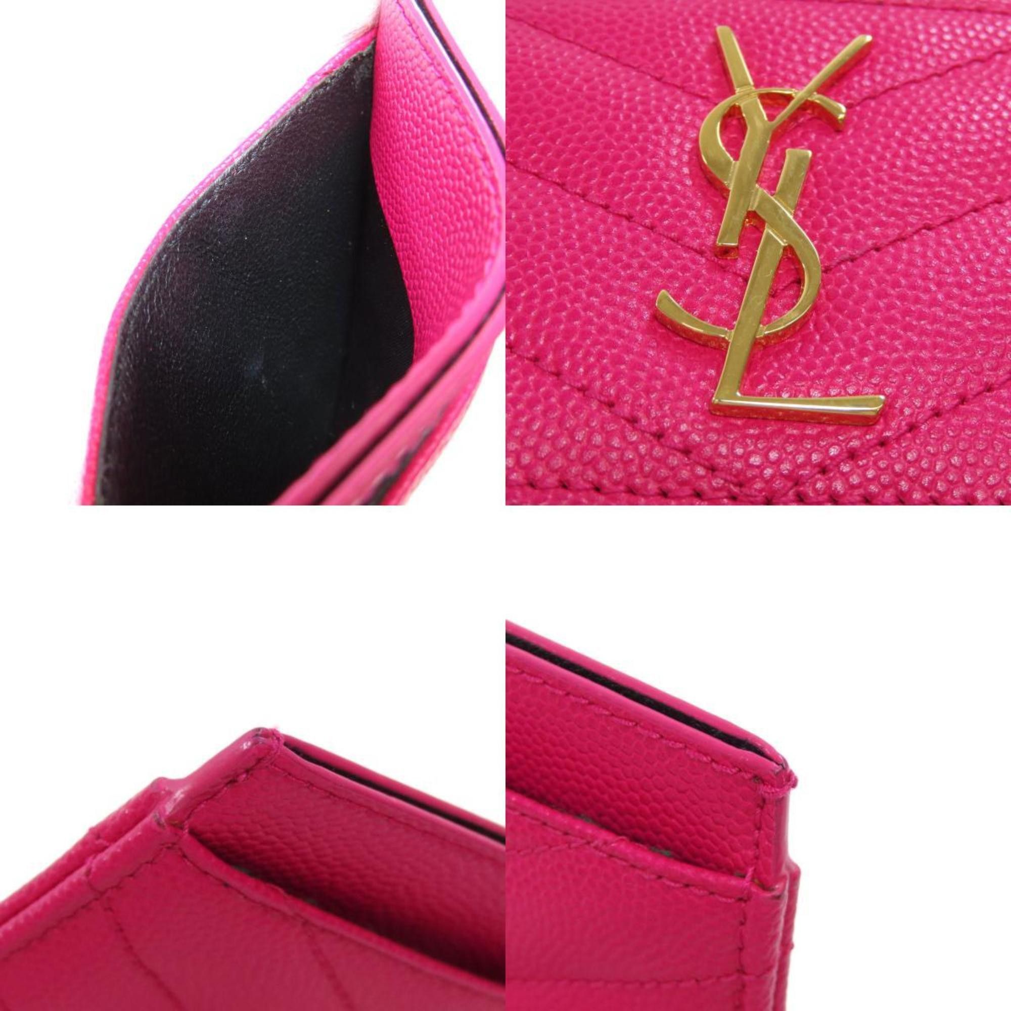 Yves Saint Laurent Yves Saint Laurent Business Card Holder/Card Case Leather Women's YVES SAINT LAURENT Size ONE SIZE - 9 Thumbnail