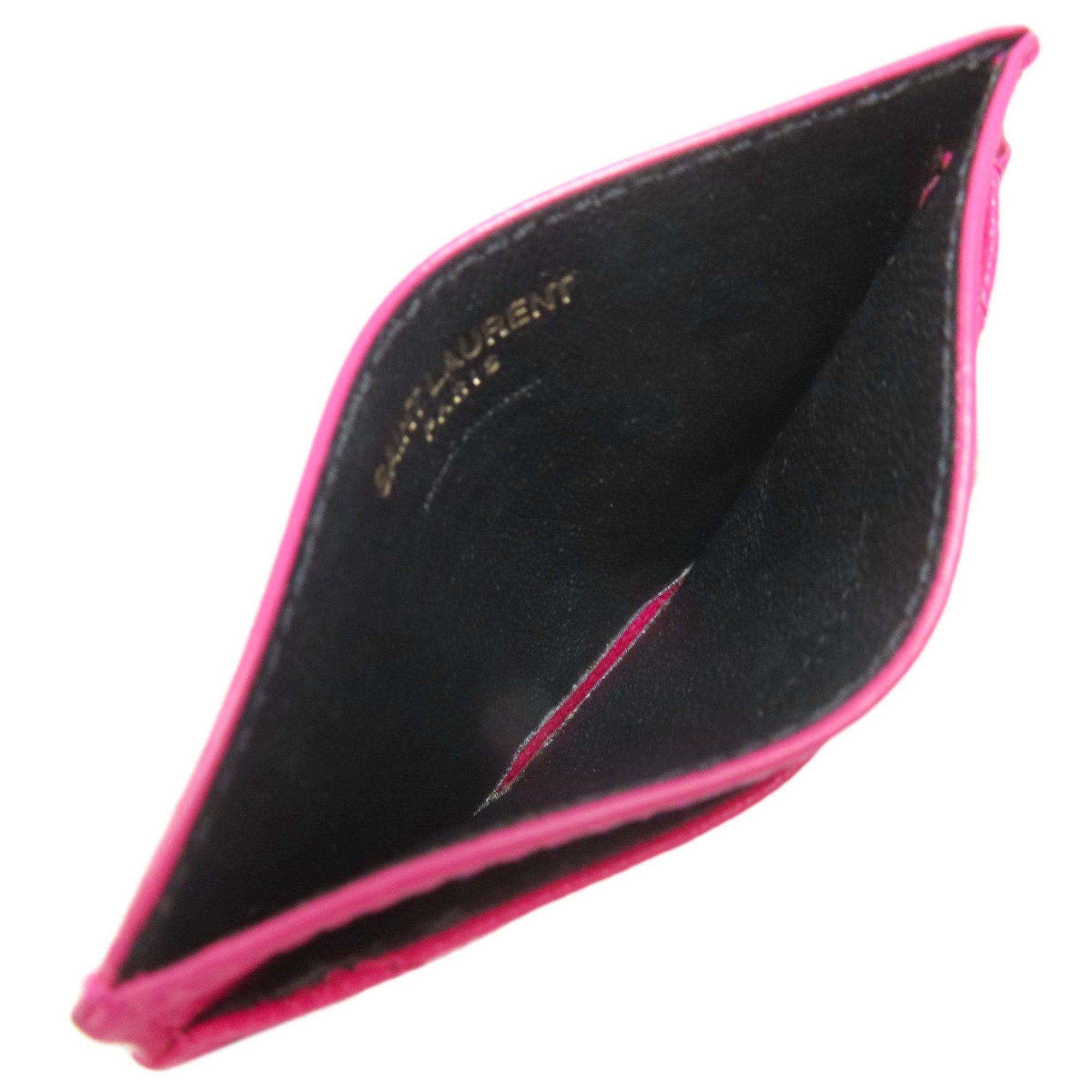 Yves Saint Laurent Yves Saint Laurent Business Card Holder/Card Case Leather Women's YVES SAINT LAURENT Size ONE SIZE - 4 Thumbnail