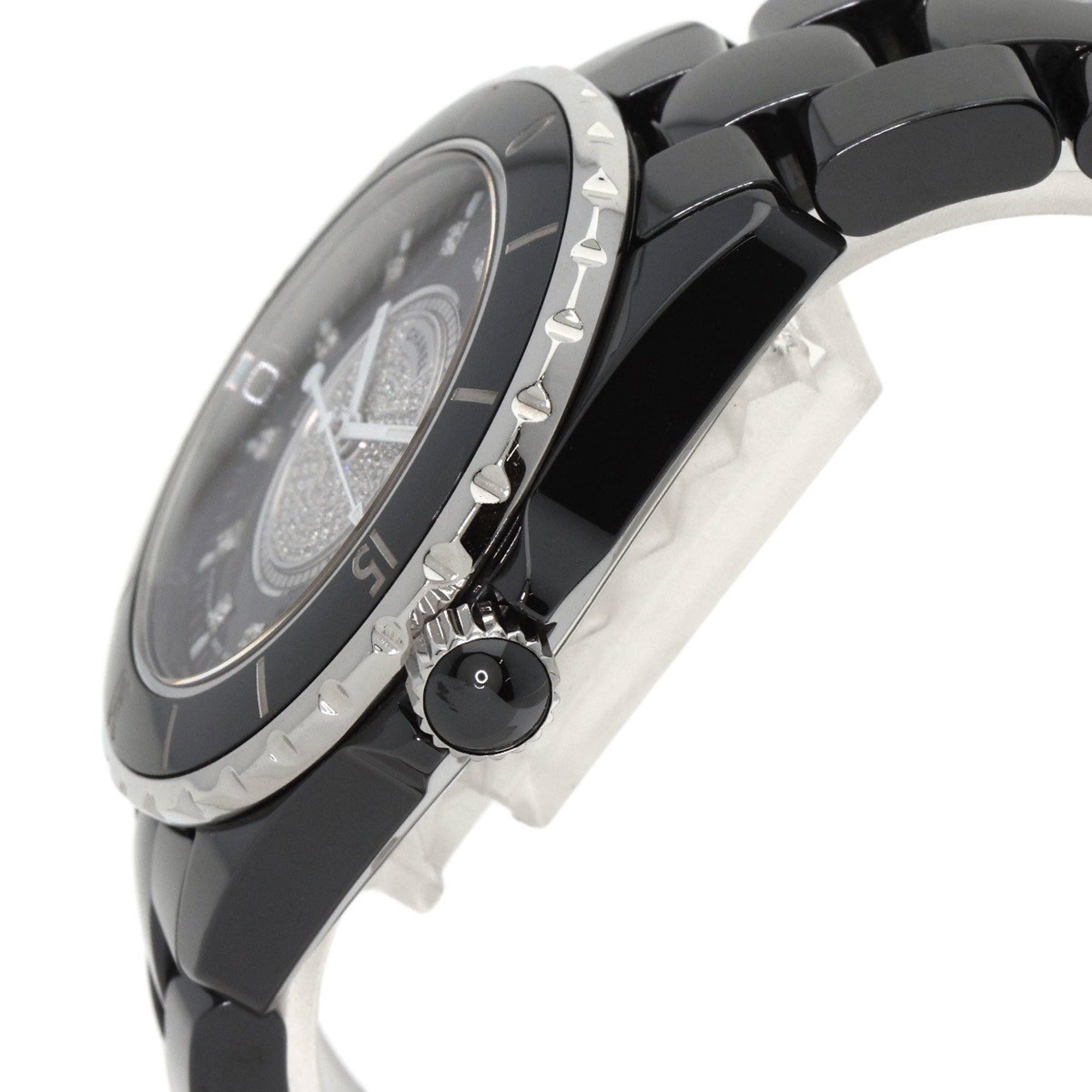 Chanel Chanel H1757 J12 38mm 12P Center Diamond Wristwatch Ceramic Men's CHANEL Size ONE SIZE - 5 Thumbnail