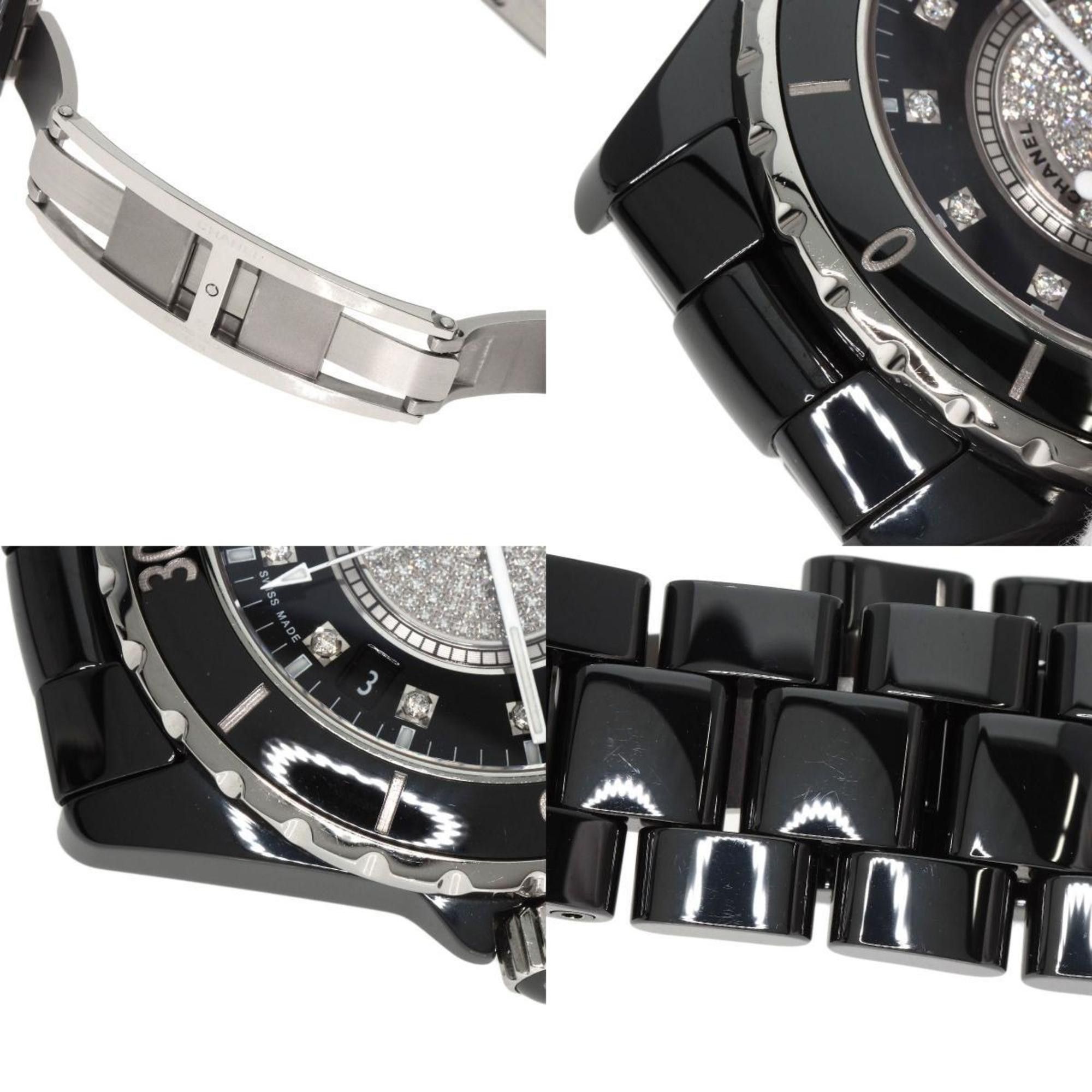Chanel Chanel H1757 J12 38mm 12P Center Diamond Wristwatch Ceramic Men's CHANEL Size ONE SIZE - 8 Thumbnail