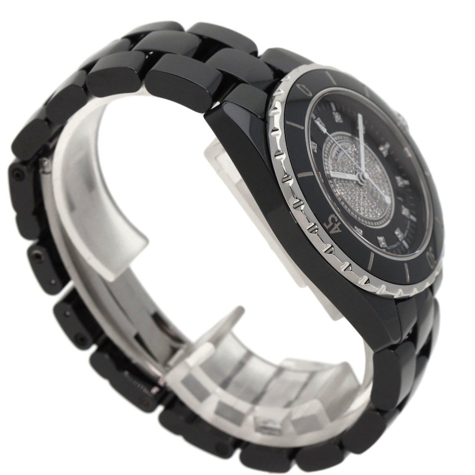 Chanel Chanel H1757 J12 38mm 12P Center Diamond Wristwatch Ceramic Men's CHANEL Size ONE SIZE - 2 Thumbnail