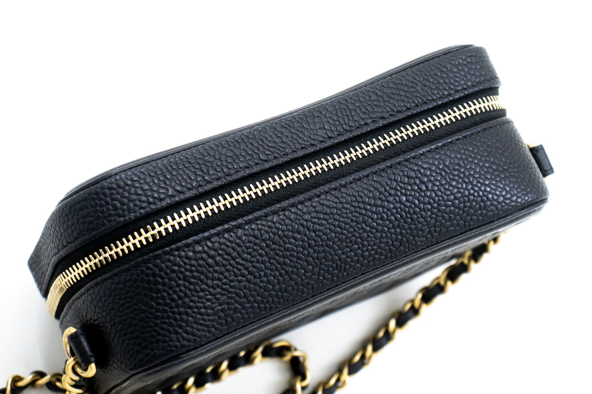 Chanel Cc Filigree Black Leather Shoulder Bag (Pre-Owned) Size ONE SIZE - 6 Thumbnail