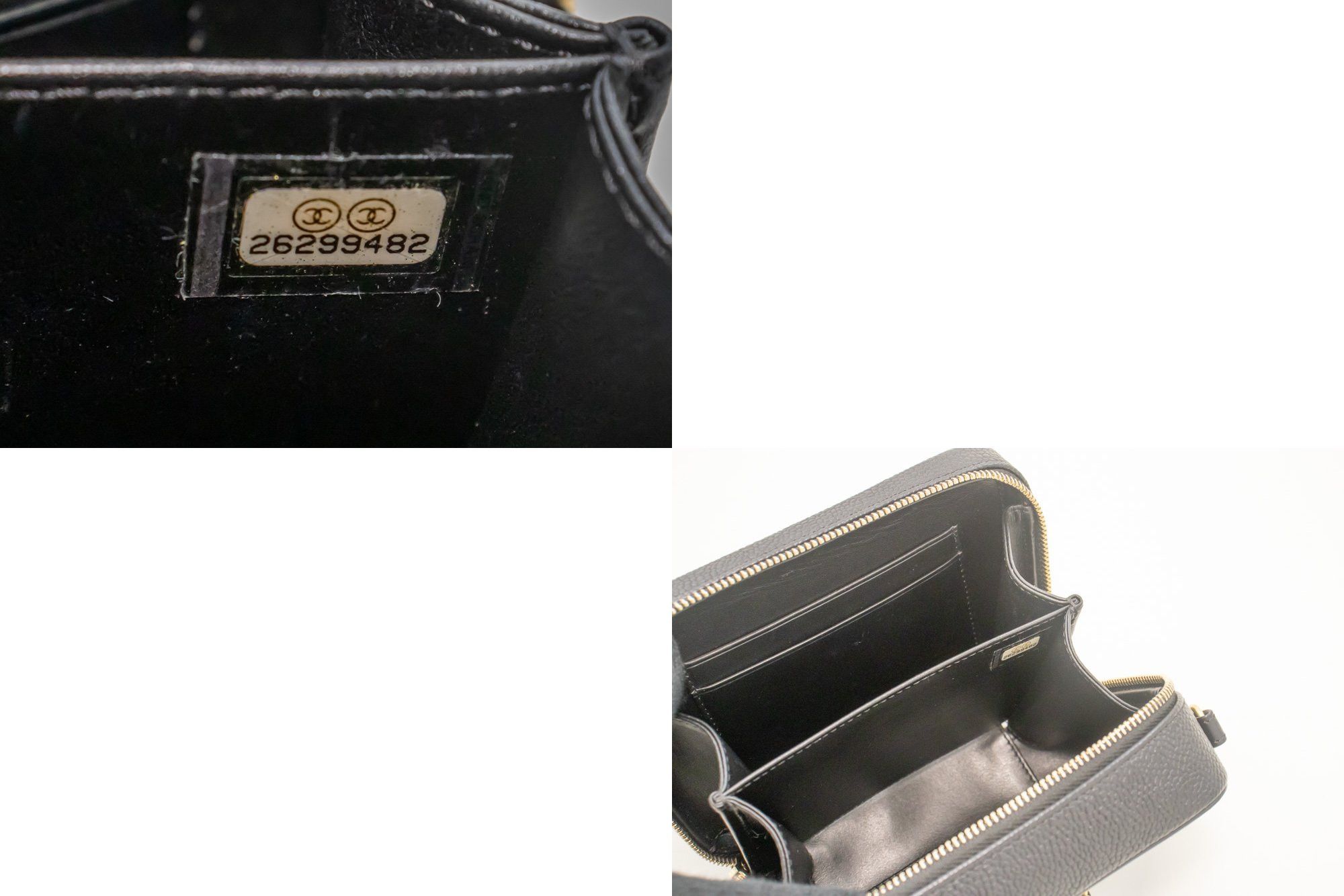 Chanel Cc Filigree Black Leather Shoulder Bag (Pre-Owned) Size ONE SIZE - 8 Thumbnail