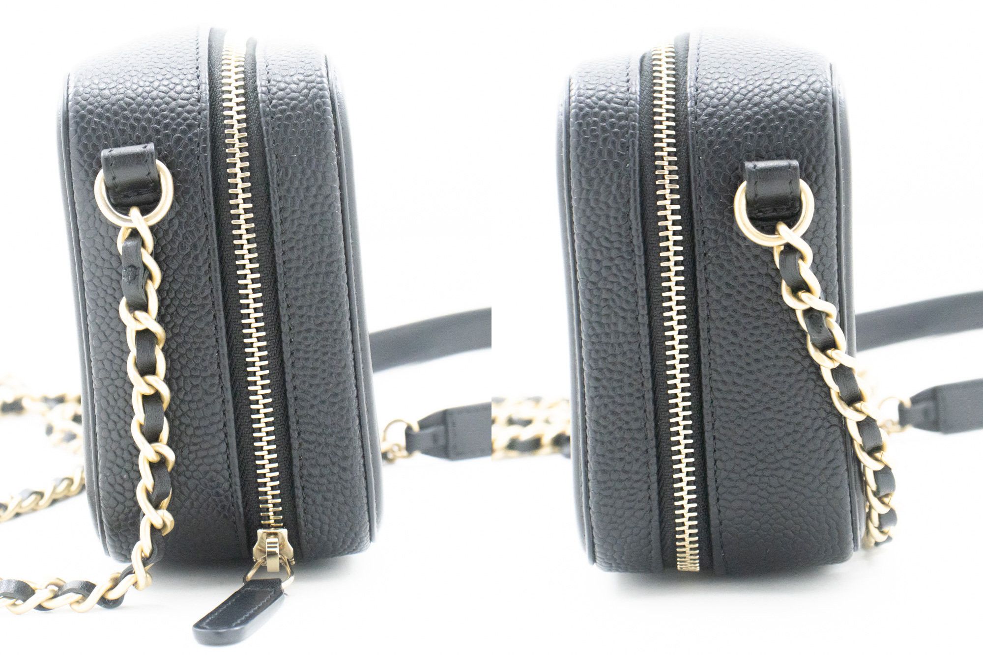 Chanel Cc Filigree Black Leather Shoulder Bag (Pre-Owned) Size ONE SIZE - 3 Thumbnail