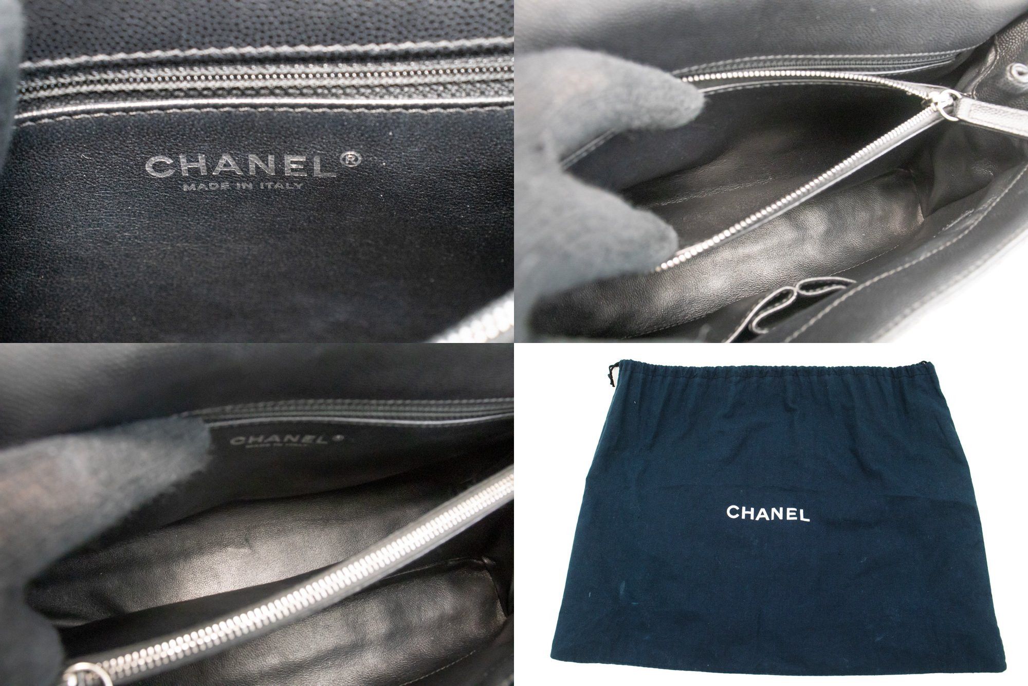 Chanel Coco Handle Black Leather Shoulder Bag (Pre-Owned) Size ONE SIZE - 7 Thumbnail