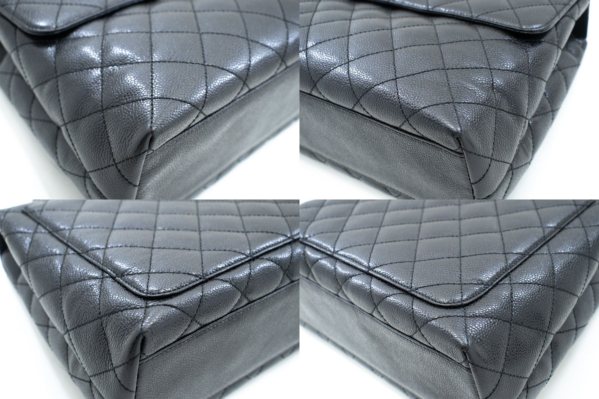 Chanel Kelly Black Leather Handbag (Pre-Owned) Size ONE SIZE - 4 Thumbnail