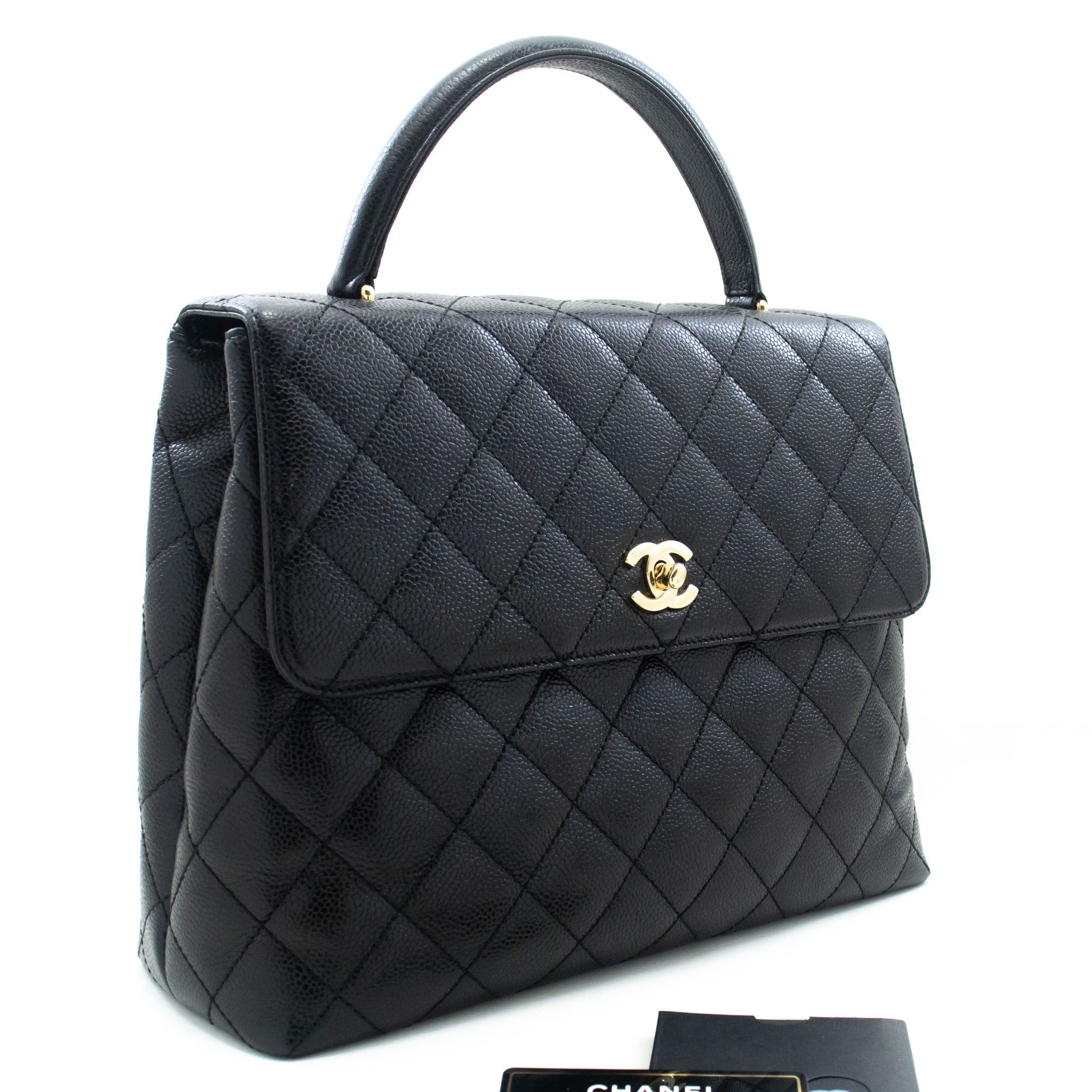 Chanel Kelly Black Leather Handbag (Pre-Owned) Size ONE SIZE - 12 Thumbnail