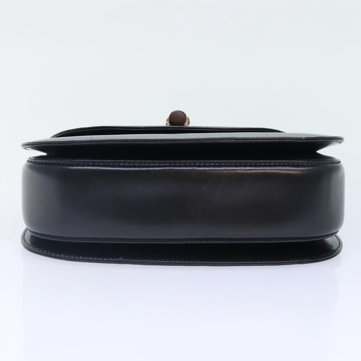 Gucci Bamboo Black Leather Handbag (Pre-Owned) Size ONE SIZE - 18 Thumbnail
