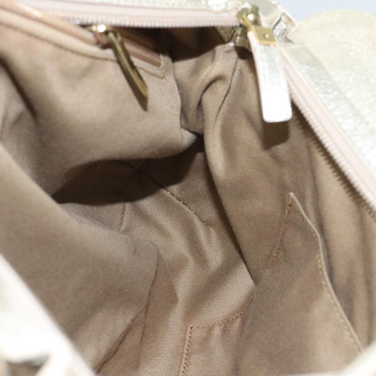 Salvatore Ferragamo Marisa Gold Leather Handbag (Pre-Owned) Size ONE SIZE - 20 Thumbnail