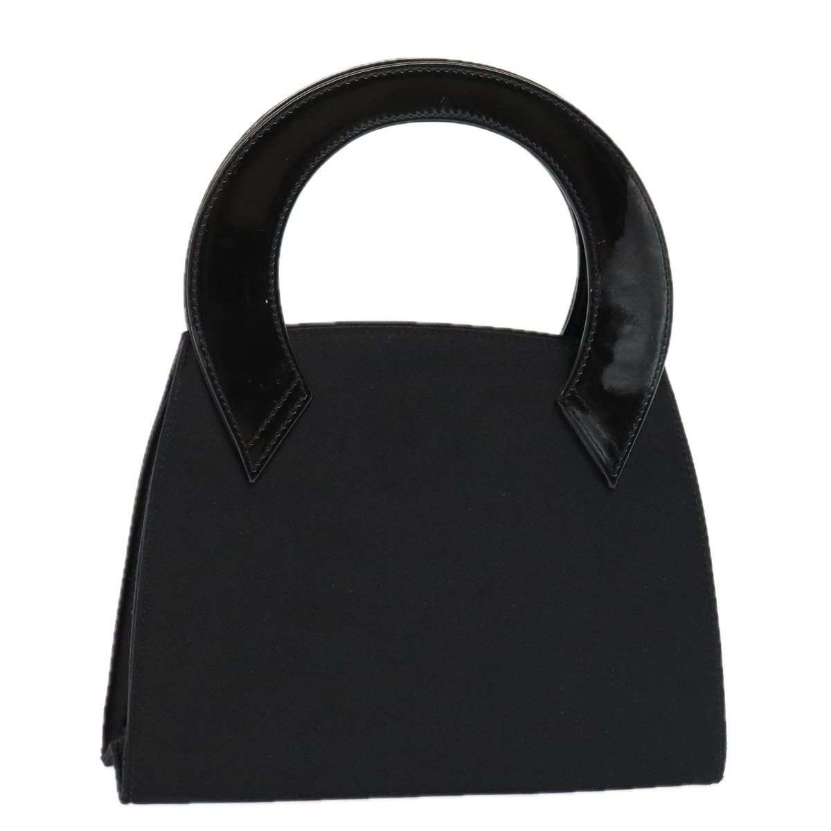 Salvatore Ferragamo Black Silk Handbag (Pre-Owned) Size ONE SIZE - 14 Thumbnail