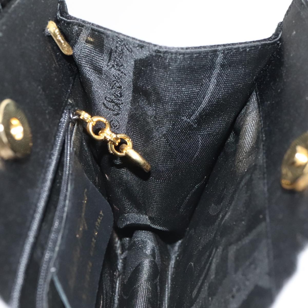 Salvatore Ferragamo Black Silk Handbag (Pre-Owned) Size ONE SIZE - 17 Thumbnail