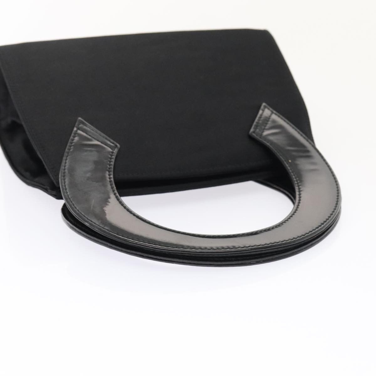 Salvatore Ferragamo Black Silk Handbag (Pre-Owned) Size ONE SIZE - 5 Thumbnail
