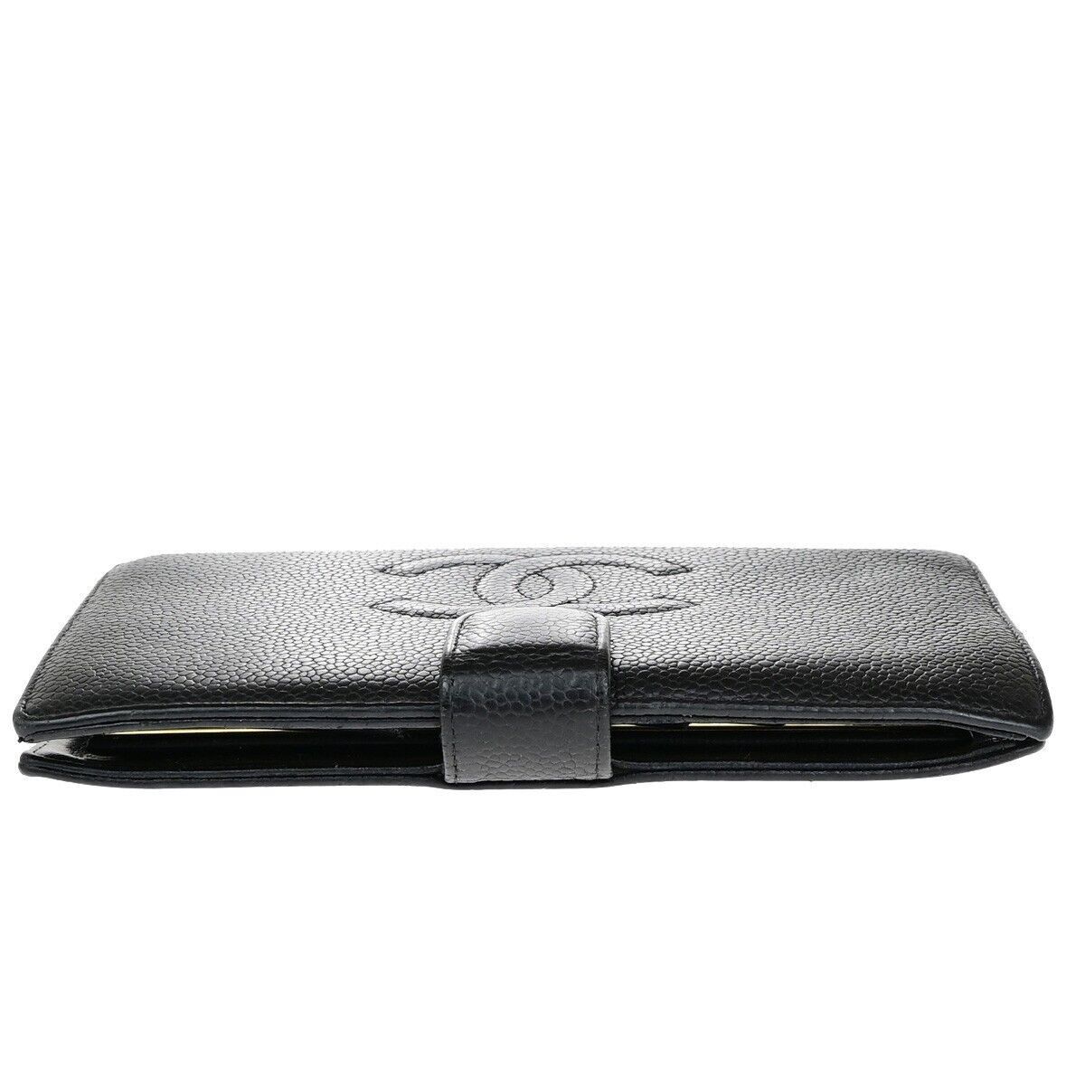 Chanel Black Leather Wallet (Pre-Owned) Size ONE SIZE - 11 Thumbnail