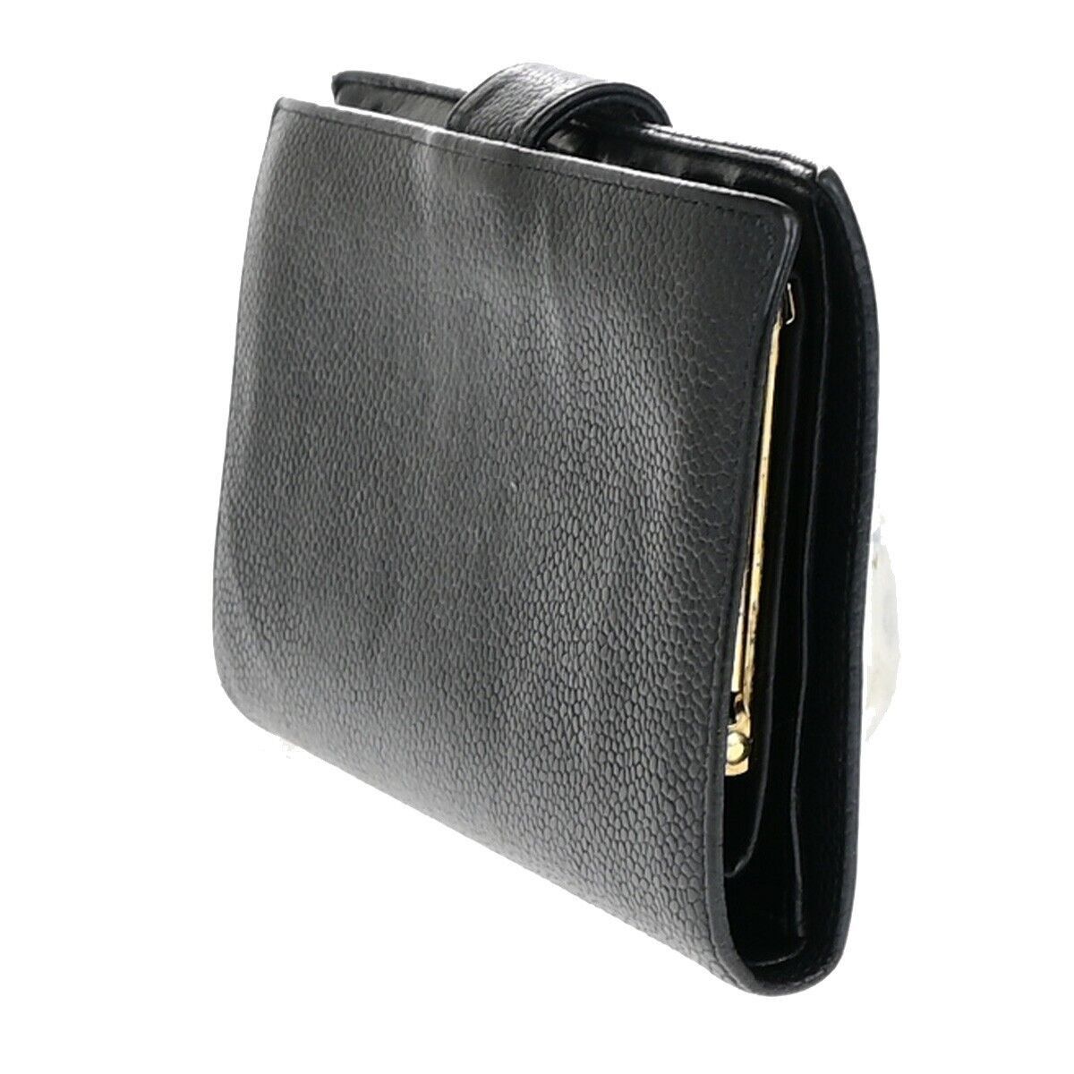 Chanel Black Leather Wallet (Pre-Owned) Size ONE SIZE - 4 Thumbnail