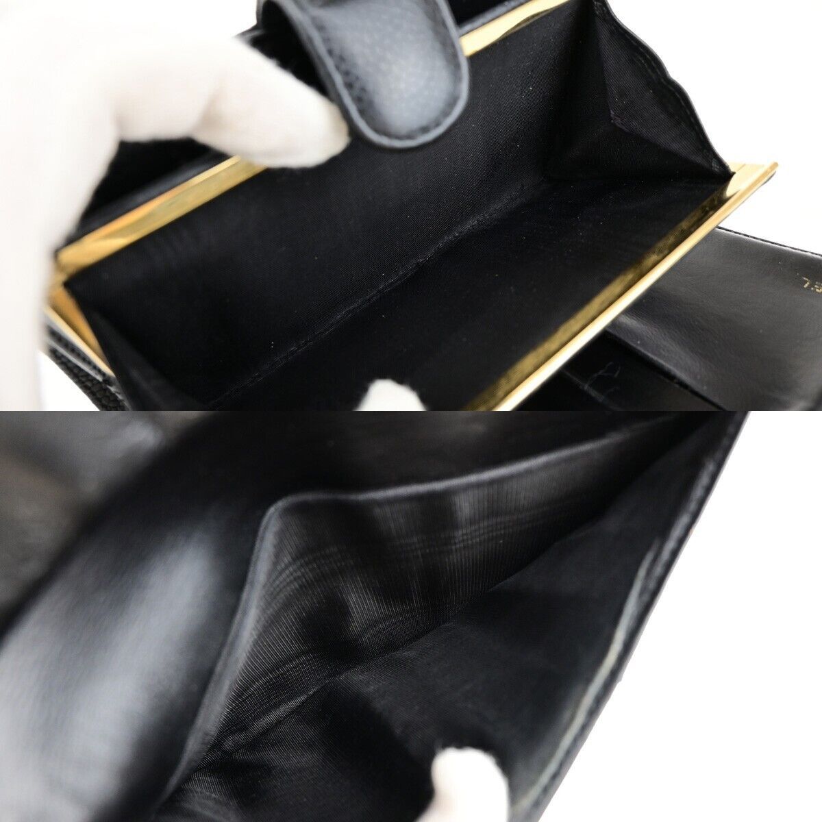 Chanel Black Leather Wallet (Pre-Owned) Size ONE SIZE - 12 Thumbnail
