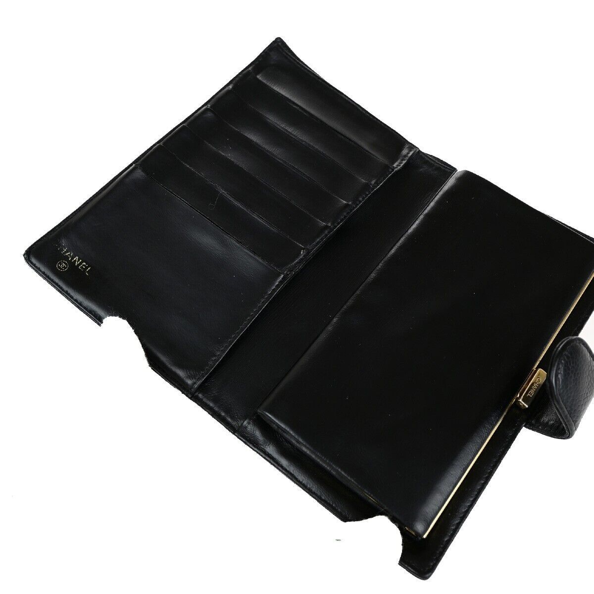 Chanel Black Leather Wallet (Pre-Owned) Size ONE SIZE - 6 Thumbnail