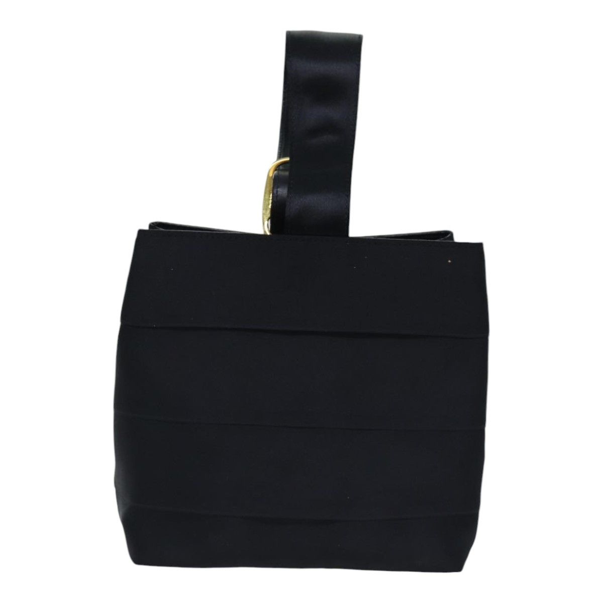 Salvatore Ferragamo Black Silk Handbag (Pre-Owned) Size ONE SIZE - 2 Thumbnail