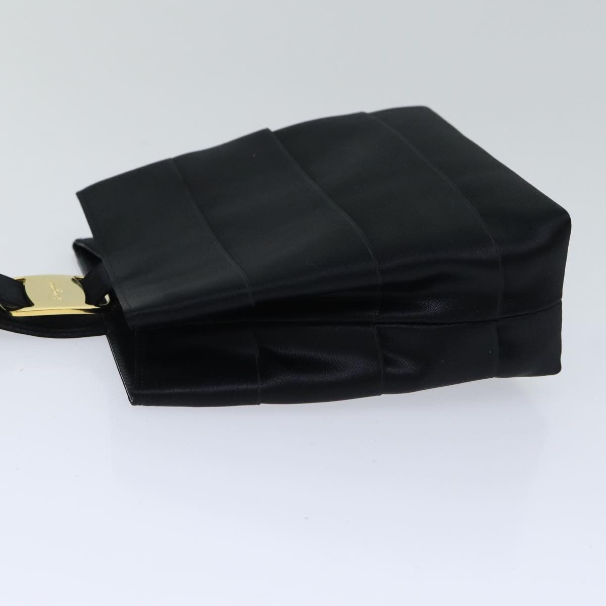 Salvatore Ferragamo Black Silk Handbag (Pre-Owned) Size ONE SIZE - 4 Thumbnail