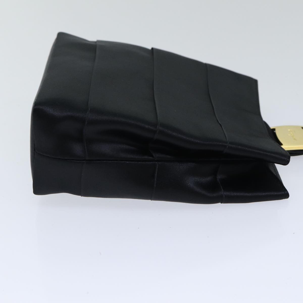 Salvatore Ferragamo Black Silk Handbag (Pre-Owned) Size ONE SIZE - 3 Thumbnail