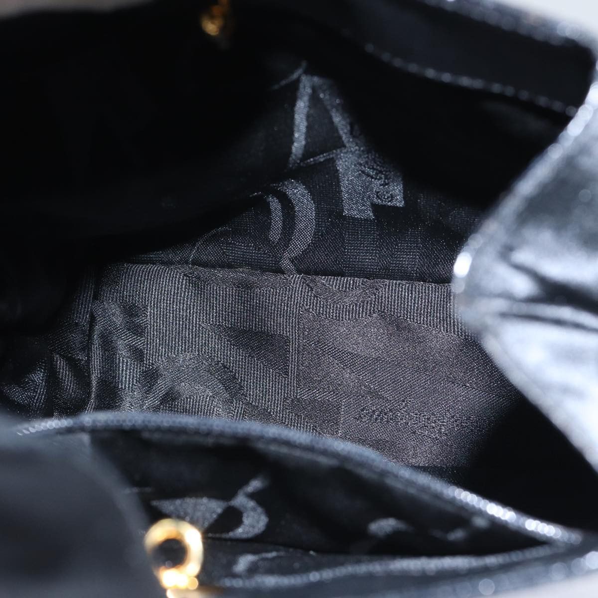 Salvatore Ferragamo Black Silk Handbag (Pre-Owned) Size ONE SIZE - 11 Thumbnail
