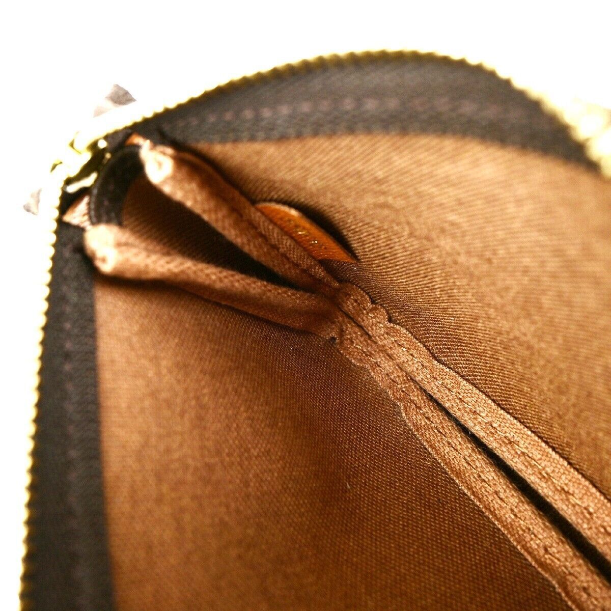 Louis Vuitton Pochette Clés Brown Canvas Clutch Bag (Pre-Owned) Size ONE SIZE - 14 Thumbnail