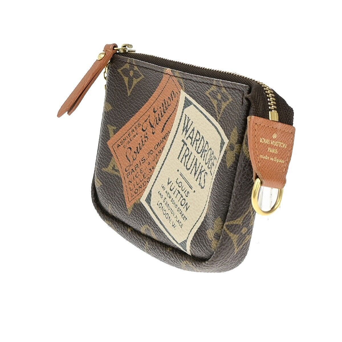 Louis Vuitton Pochette Clés Brown Canvas Clutch Bag (Pre-Owned) Size ONE SIZE - 3 Thumbnail