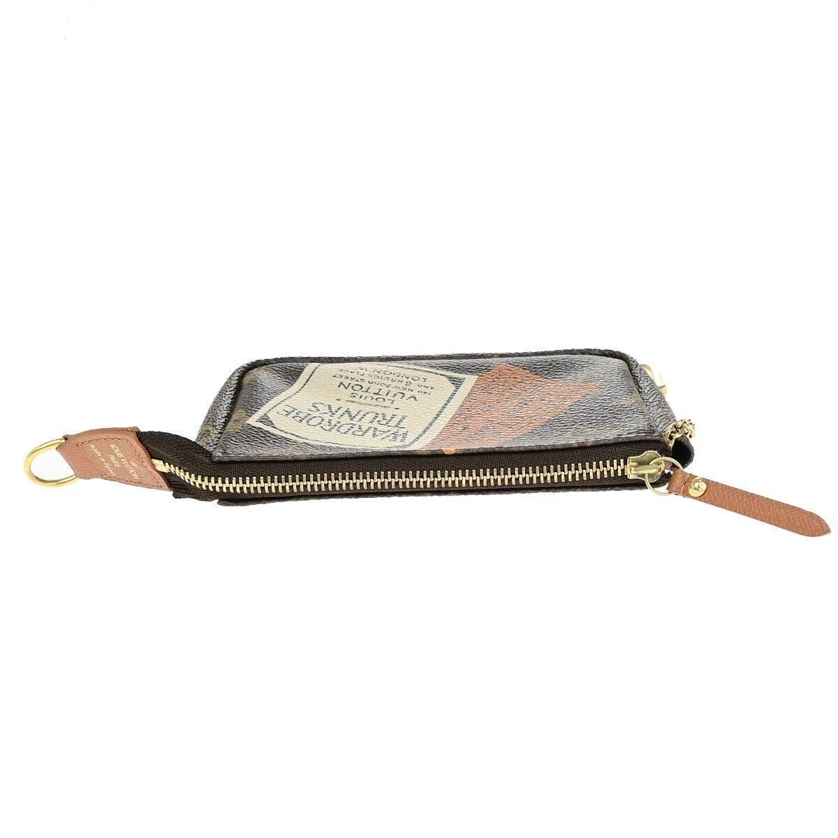 Louis Vuitton Pochette Clés Brown Canvas Clutch Bag (Pre-Owned) Size ONE SIZE - 7 Thumbnail