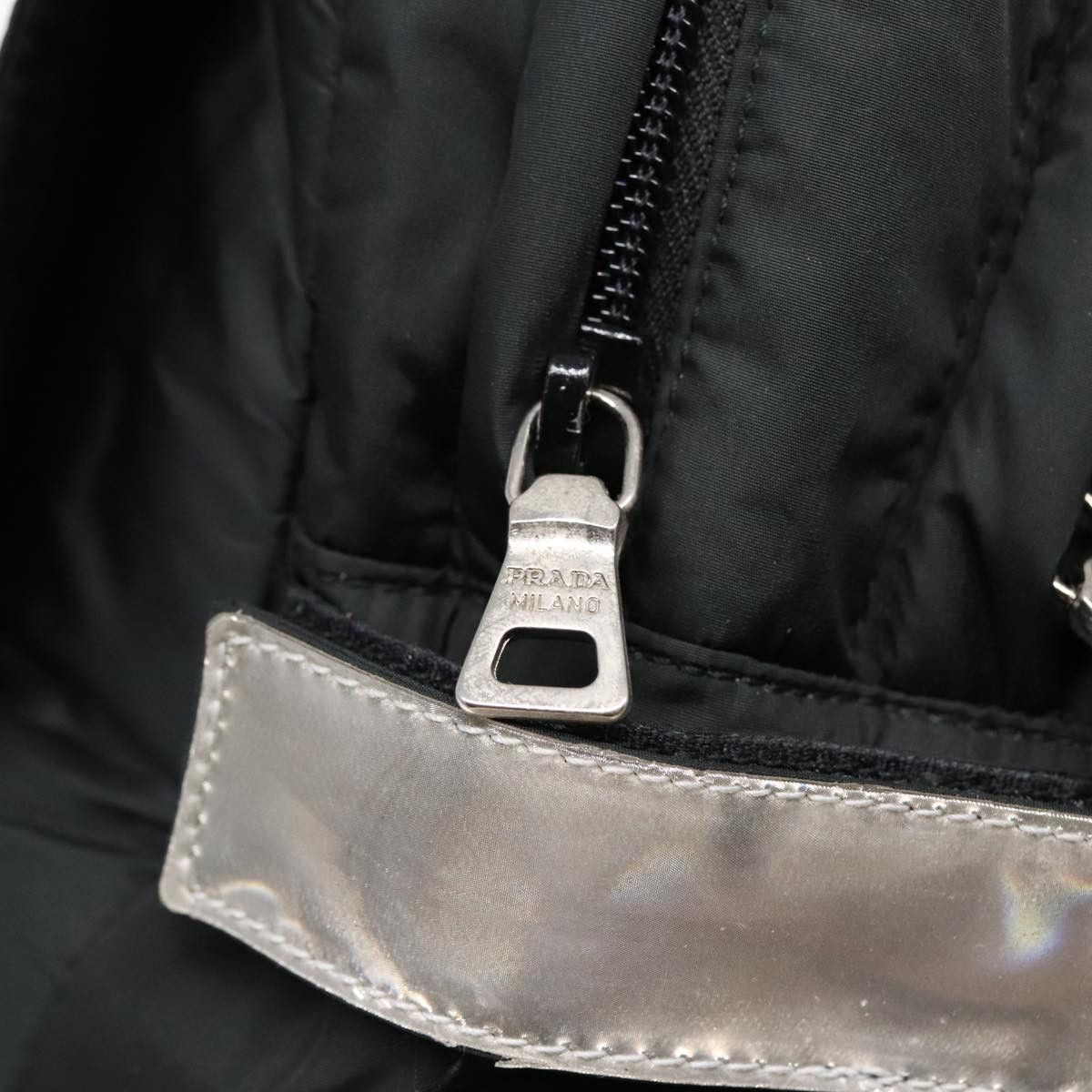 Prada Sports Black Canvas Handbag (Pre-Owned) Size ONE SIZE - 11 Thumbnail